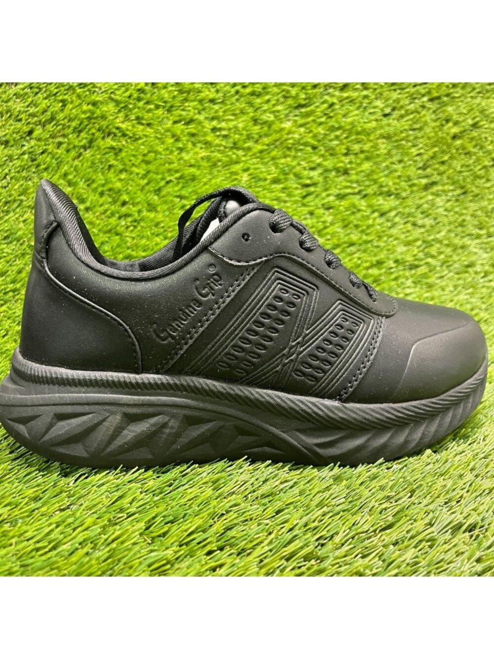 Genuine Grip 150 SR Womens Size 8D Triple Black Composite Toe Safety Work Shoes